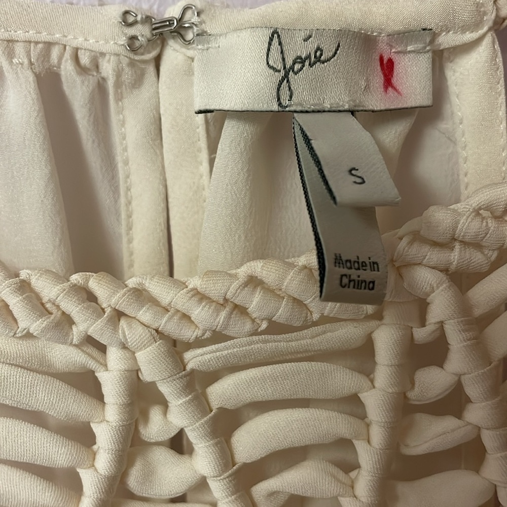 Joie 100% silk ivory/cream halter camisole/tank Size S - Picture 5 of 6